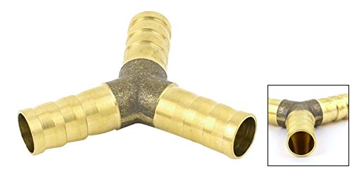 UXCELL A15042500UX0037 3/8 3 maneiras de brass a ar de bronze mangueira de gás de bronze para conectores de conector de
