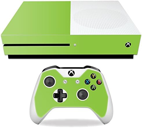 MightySkins Skin Compatível com Microsoft Xbox One - Verde de Lima Sólida | Tampa protetora, durável e exclusiva