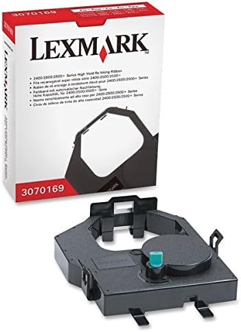 Lexmark de alto rendimento preto de fita de impressora, caracteres de 8m