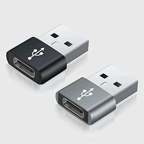 Usb-C fêmea para USB Adaptador rápido compatível com seu Samsung Galaxy SM-G975 para Charger, Sync, dispositivos OTG como teclado,