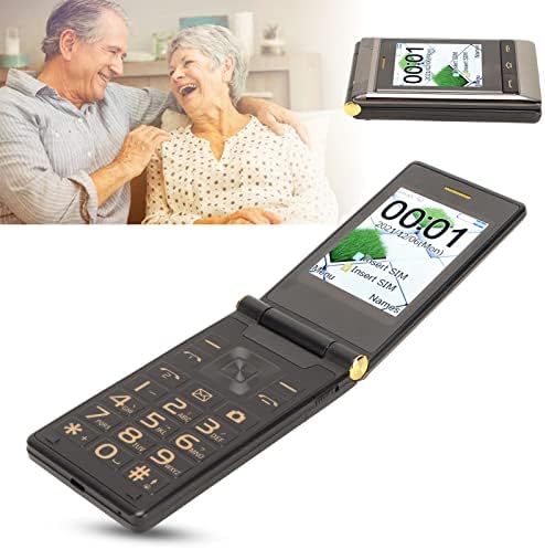 Tangxi 3g Desbloqueia Flip Phone Para um buttão sênior, BULT BULTER 3,0 polegadas de tela grande celular, tela de toque de