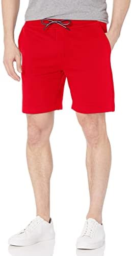 Tommy Hilfiger Men's Essential Lã Sweat Short, Fire Red, XL