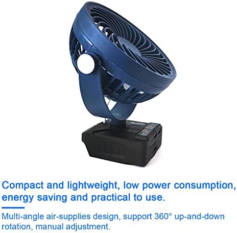 XIXIAN 5innch 3 deixa o ventilador de fãs de lítio fã de ar prático dispositivo de resfriamento sem fio aparelhos domésticos