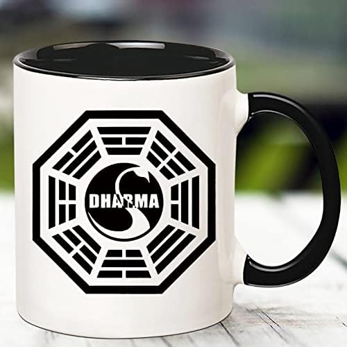 FONHARK - Iniciativa Dharma Lost TV Show Mug, 11 oz de caneca de café/xícara