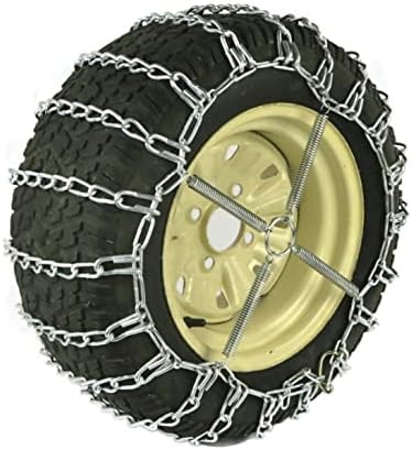 A ROP SHOP | 2 Corrente de pneus de ligação para Toro 18x8.5x8 Frente e 26x10x12 Trator de pneu traseiro