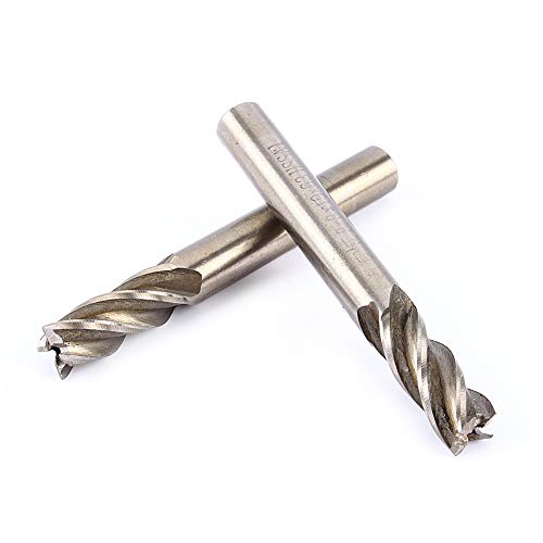 FtVogue Twist Drill Bit 4mm-12mm HSS CNC SHANK STELHE 4 FLUTE FILIMENTO FORMA DE FILL BIT SPELA DE AÇO ATELA BIT, cortador