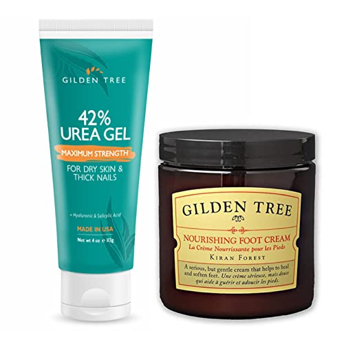 Gilden Tree Máxima Força 42% Gel de Urerea + Nutrição para os pés Creme