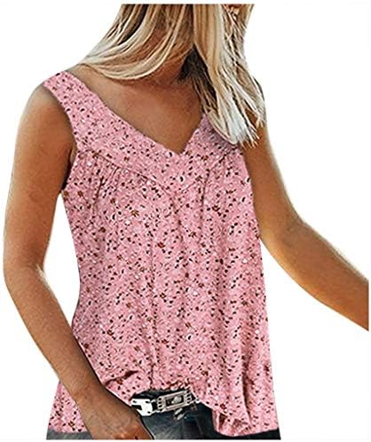 Narhbrg feminino tanque sexy tanque casual camisetas de verão na moda camisa colorida de colete de flores feminino moda confortável tops de túnica solta