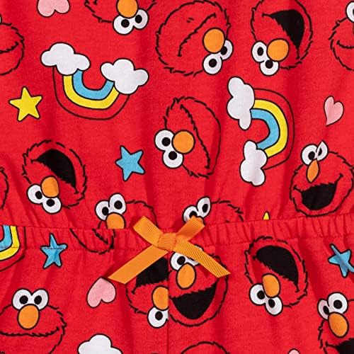 Vila Sésamo Elmo Girls French Terry Ruffle Rodper