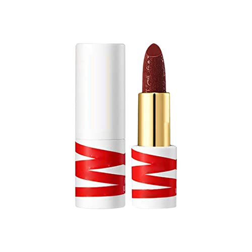 Xiahium Petal Lip Color Velvet Lipstick Plump Plump Nourish Nourish Colorido Longo During Não é fácil de cair batom durar mais