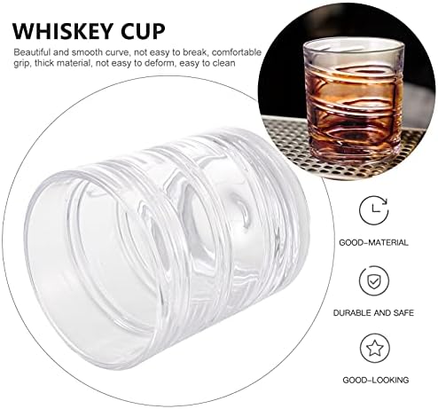 Besportble clear glass tea xícaras de uísque coquetel rochas copos de vinho antiquado copos de cristal copo de cristal para uísque