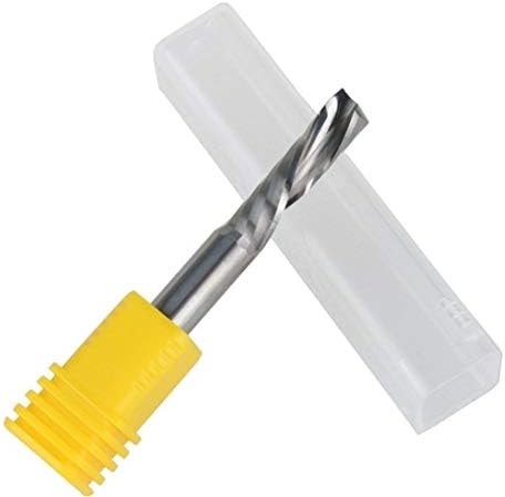 Ferramentas de corte XMeifeits 5pcs 6x22mm Cutters de moagem de flauta única para ferramentas CNC de alumínio painéis compostos de alumínio, painéis compostos de alumínio