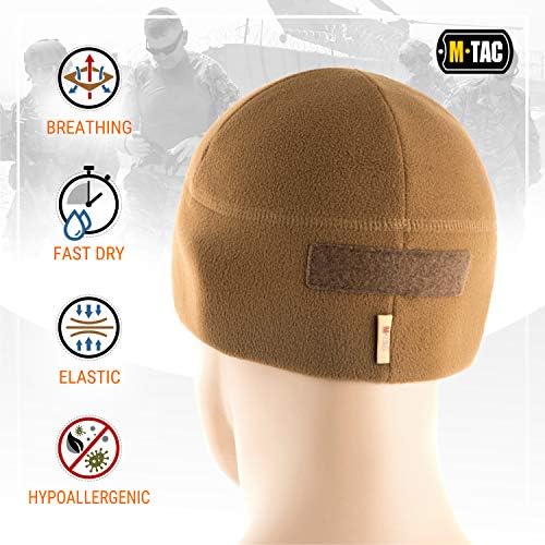 M -TAC Tactical Beanie Fleece Watch Cap - Winter Hat Elite - Patch Painel