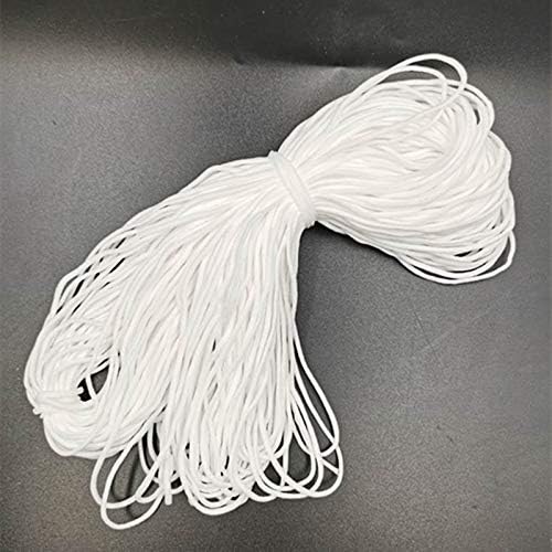 Bandas elásticas de 10 metros Selcraft para máscaras de costura corda elástica corda branca elástica elástico máscara