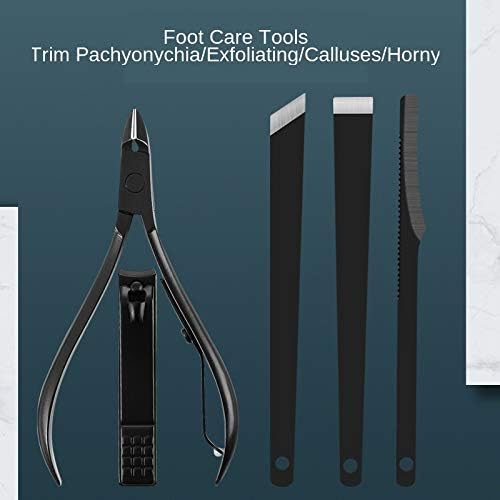 Conjunto de manicure de aço inoxidável Maalya Kit de pedicure Scissor Tweezer Pick Utility Utlen Clipper Facial Care Fool