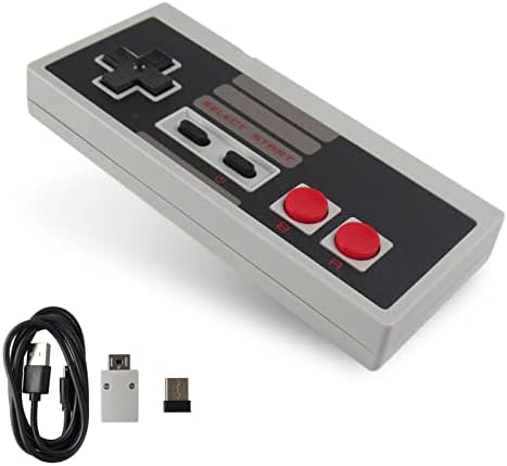 Controlador sem fio com plugue de 6 pinos apenas para NES Classic Mini Edition, console de videogame para Nintendo Mini