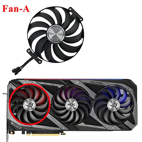 InRobert 95mm T129215SU 12V 0,5A 7pin Fan para ASUS ROG Strix RX 6700XT 6800 RTX 3070 3080 3090 Carta de vídeo para jogos