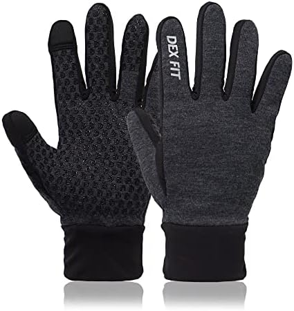 Dex Fit Warm Fleece Winter Luvas ao ar livre LG201 Térmica, ideal para corrida, caminhada, ciclismo ao ar livre em clima