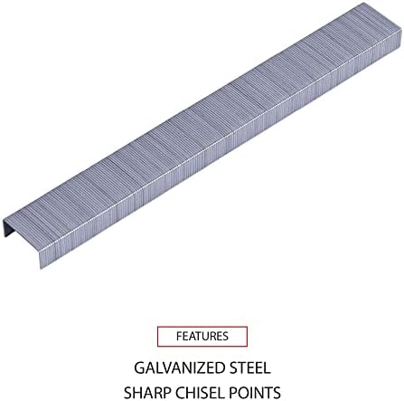 Universal 79000vp Standard Chisel Point 210 Count Staples, 5.000 por caixa