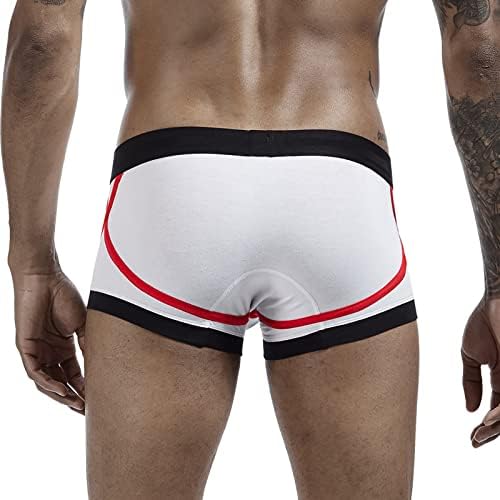 Boxers para homens que combinam com calças de impressão colorida de casas de casa de pijamas calcinhas de calcinha de perneiras