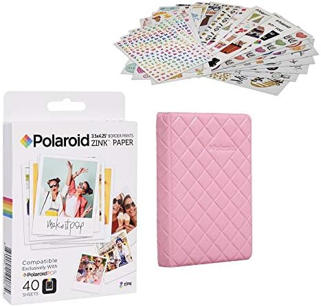 Polaroid 3,5 x 4,25 polegadas Premium Zink Paper Sticker Kit