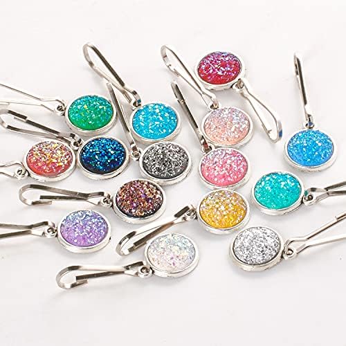 Kejueeb zíper Pull Charms, zíper Puxa a substituição, a tag de guia Gabinete Bling Tag Removível MEND Reparador de fixador para bolsas