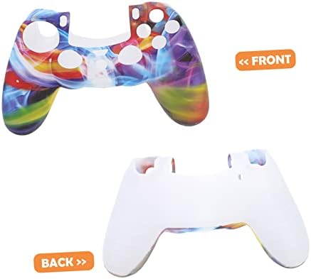 Acessórios para drones de case de silicone de solustre Substituição de caixa substituto Rainbows Manga de pele NONSLIP para console anti-capa- jogo gamepad jogo de silicone de silicone de silicone