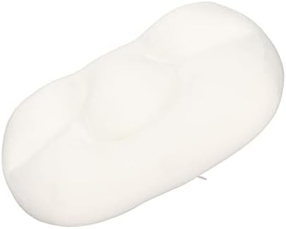 Travesseiro de salão de salão pwshymi, travesseiro de ovo macio, algodão respirável, suporta de pescoço ergonômico portátil para homens