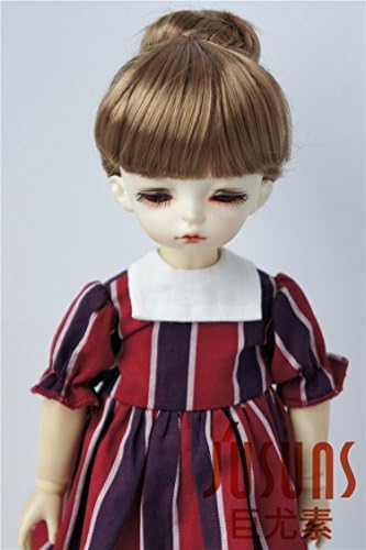 Jusuns JD049 6-7 '' 16-18 cm de bolo de rolagem marrom estilo boneca de boneca de estilo 1/6 yosd