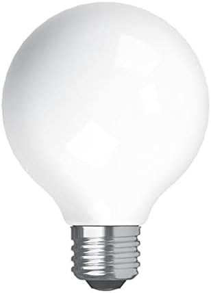 GE LED LED 4W G25 Globe, Base média macia e macia, lâmpadas de 3pk de 3pk