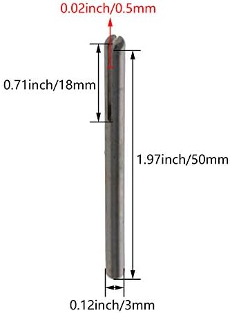Utoolmart 3mm haste split mandrel cônico suporte de lixa para abrasivo lixando disco 10 pcs