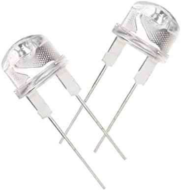 20pcs Luz verde 8mm 0,5W Strawhat de alta potência LED