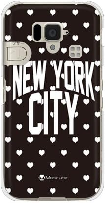 Second Skin NYC White Heart Dot Design por umidade/para smartphone simples 204sh/softbank ssh204-pccl-277-y279