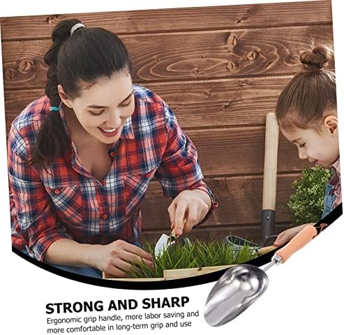 Hanabass 1pc Gardening Shovel Remover Tool Ferramenta de Cultivador de Mão Kit de Planta Jardim Mão Trow Potting Scoop