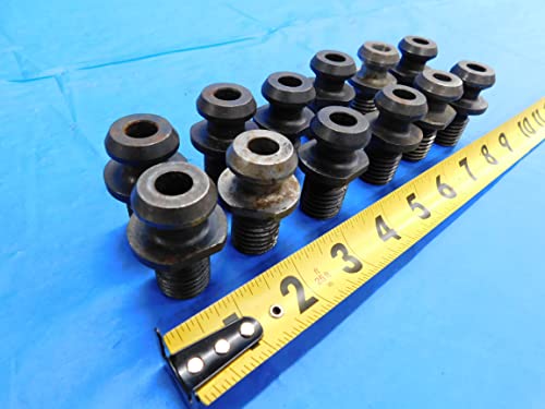 12pcs Cat45 Tool Holder Reconting através dos botões de retenção ANSI Pull Studs CNC Milling - JH2629LVR