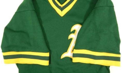 No final dos anos 80, Oakland Athletics #2 Game usou Jersey Green Batting Practice DP04640 - Jogo usado MLB Jerseys