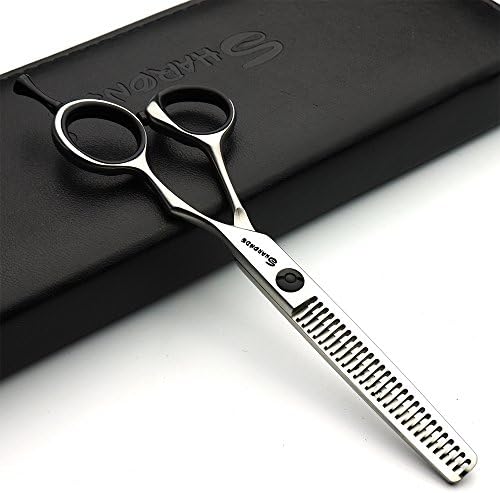 Japão 440c cabeleireiro de 5,5 polegadas Ferramentas de modelagem fosca de conjunto de tesouras de corte+tesoura de desbaste