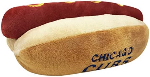 MLB Plush Dog Toys - Lanches temáticos do estádio - brinquedo de pelúcia mais fofo para cães e gatos com squeaker interno