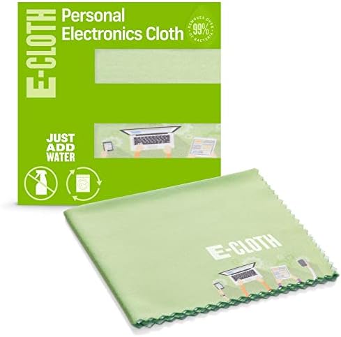 Cloth reutil reutilizável eletrônica de limpeza de tela de microfibra, limpador de tela para smartphones, tablets e laptop, 100 garantia de lavagem, verde, 1 pacote