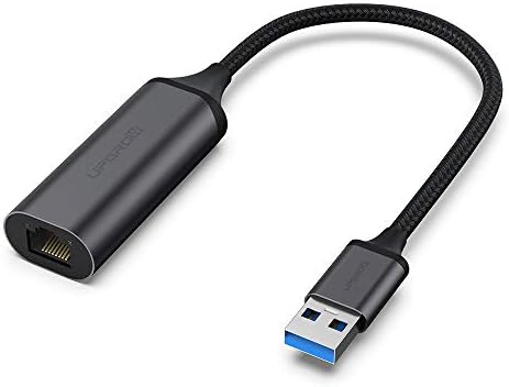 Upgrow Ethernet adaptador USB 3.0 a 1 Gabit 10/100/1000 Rede RJ45 Adaptador com fio compatível com laptop Nintendo Switch,