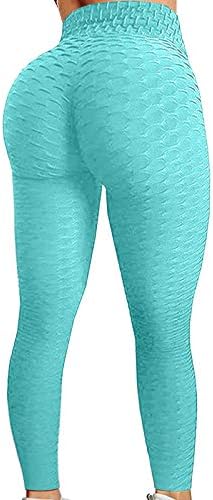 Calças de ioga feminina Leggings de cintura alta para mulheres Calças de treino Butt Shaper Shaper Tik Tok Leggings