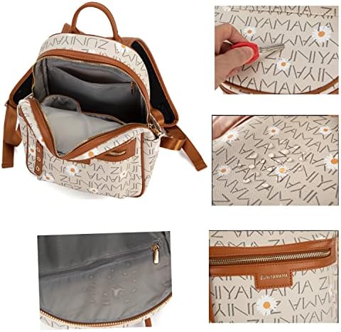 Backpack de zuniyamama bolsa para mulheres, moda fofa designer conversível feminino de couro para mulheres backpack bolsa