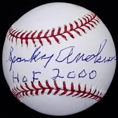 Sparky Anderson Hof 2000 assinado OML Baseball JSA COA AI58506 - Bolalls autografados