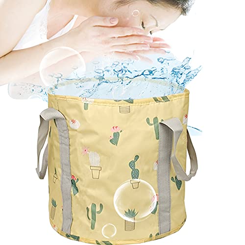 CKDUCTPRO 21L Isolamento de saco de saco de embalagem de pé de embalagem de balde portátil Viagem portátil Banho de água de lavagem de pé de pé portátil Saco de água portátil