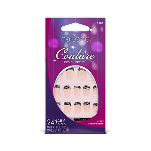 Nailene Nail Couture, Silver Orchid, 24 contagem