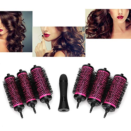 Conjunto de escova de curling, ferramentas de cabelo, conjunto de pente de curling redondo, salão de beleza de alta temperatura, barril redondo, escova de cabelo redonda, curling house para salão de cabeleireiro, cabeleireiro doméstico ferramentas