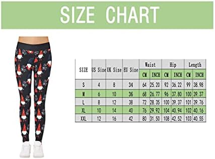 Leggings de treino sem costura de Natal para mulheres opacas calças atléticas macias e macias correndo ioga com leggings skinny tornozelo