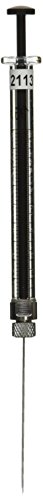 Hamilton Cal81230 1750rn seringa calibrada com agulha removível, 500 microlitro, calibre 22, estilo de ponto 2
