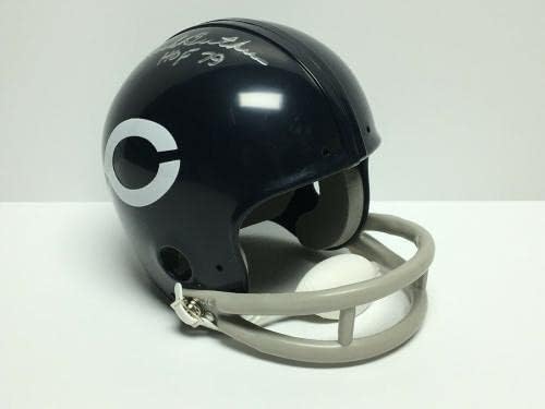 Dick Butkus assinou o Mini-Helmet TB TB 2-Bar HOF 79 PSA AH37828-Capacetes NFL autografados