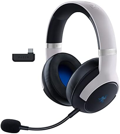 Razer Kaira Pro Dual Wireless Gaming Headset W/Haptics for PlayStation 5/PS5, PC, Mobile, PS4: HyperSense - Triforce 50mm Drivers
